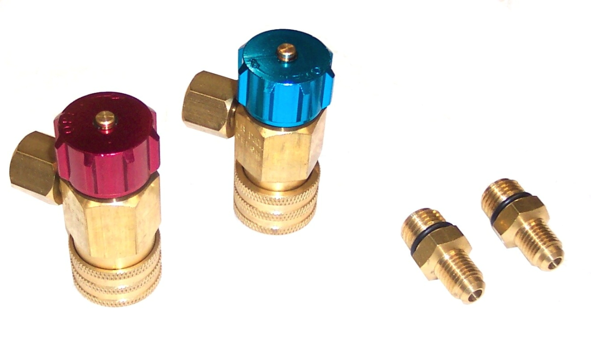 JUEGO DE ACOPLES RAPIDOS DE CARGA R-134a      