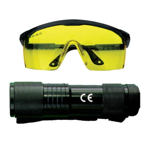 LINTERNA FLEXIBLE UV Y ANTEOJOS MAS      