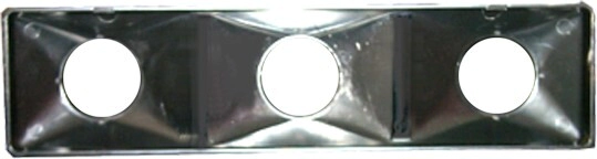 FRENTE UNIV. DE 3  SALIDAS DE 2"      