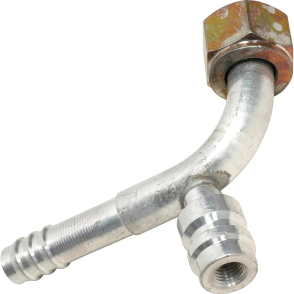 CODO 90&ordm; 13/32" C/V/R-134A, ORING, HIERRO